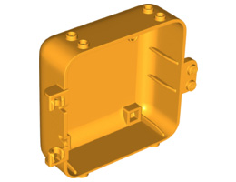Кутия 3X8X62/3, с женска панта: {огнено жълто-оранжев}