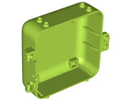 Кутия 3X8X62/3, с женска панта: {ярко жълто-зелен}