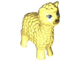 Alpaca / Llama, Friends with Metal Blue Eyes and Gold Muzzle Pattern: {студено жълт}