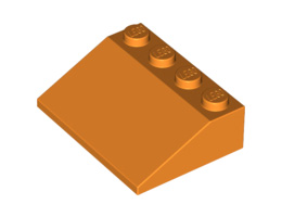 Покривна плочка 3X4/25°: {ярко оранжев}