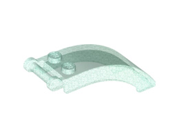 Кабина 2X5X2 с вал: {прозрачен светло син опал}