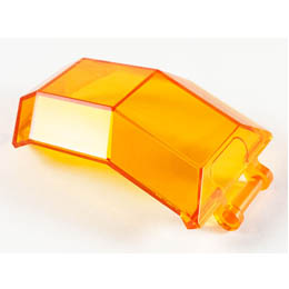 Windscreen 4 x 4 x 4 2/3 with Bar Handle: {прозрачно ярко оранжев}