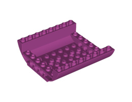 Ниско дъно 8X8X2 Ø4.85: {ярко червеникаво-виолетов}