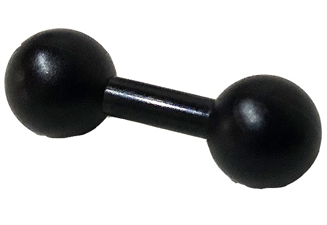 Minifigure, Utensil Barbell: {черен}