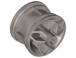 Wheel 30.4mm D. x 20mm with Center Axle Holes Motorcycle: {сребърно метален}