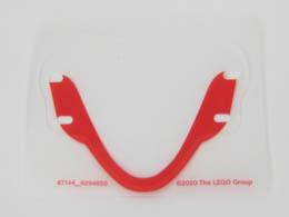Plastic Windscreen with Red Border: {неопределен}