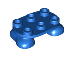 Крака 2X3X2/3, No. 1: {ярко син}