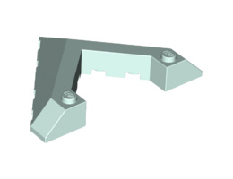 Wedge 6 x 8 Pointed Cutout : {аквамарин}