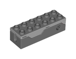 Тухличка 2X6X11/3 с изстрелвачка: {тъмно каменно сив}