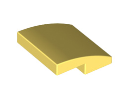 Плочка с дъга 2X2X2/3: {студено жълт}