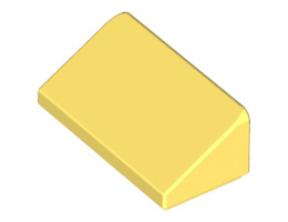 Покривна плочка 1X2x2/3: {студено жълт}