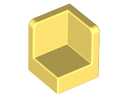 Стенен ъгъл 1X1x1: {студено жълт}