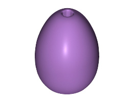 Яйце No. 1: {умерено лавандулов}