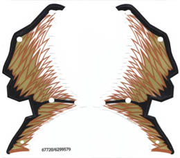 Plastic Dragon Wings, Sheet of 2: {неопределен}
