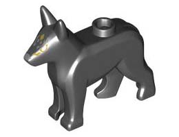 DOG, W/ KNOB, NO. 8: {черен}