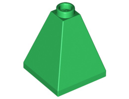 Тухличка пирамида 2X2X2/73° : {тъмно зелен}
