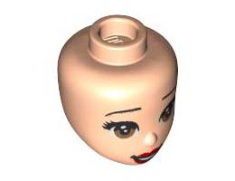 MINI DOLL, HEAD, NO. 327: {светло нуга}