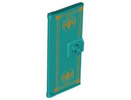 DOOR 3X6, NO. 1: {ярко синьо-зелен}