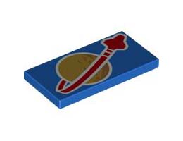 FLAT TILE 2X4, NO. 281: {ярко син}