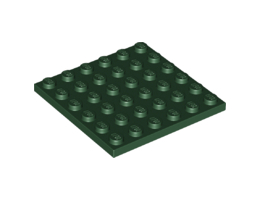 Плочка 6X6 : {земно зелен}