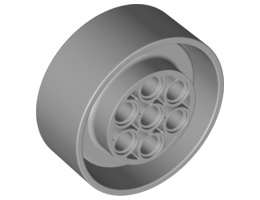 Дизайнерски елемент 5X5X2 с 4.85 отвор: {умерено каменно сив}