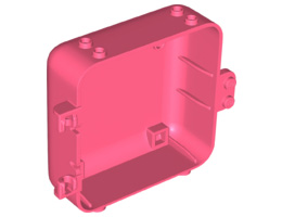 Кутия 3X8X62/3, с женска панта: {пъстро коралов}