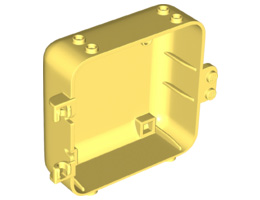Кутия 3X8X62/3, с женска панта: {студено жълт}