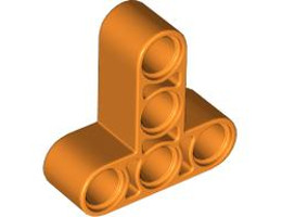 Т-образна греда 3X3 с дупка Ø 4.8 mm: {ярко оранжев}