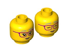MINI HEAD, NO. 3680: {ярко жълт}