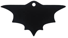 Minifigure, Cape Cloth, Scalloped 7 Points, Wide, Single Top Hole (Batman) - Traditional Starched Fabric: {черен}