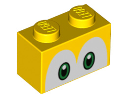Тухличка 1X2 No.: {ярко жълт}