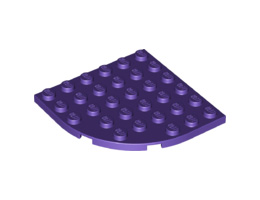 Плочка 6X6 с дъга : {светло виолетов}