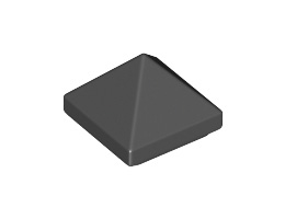 Плочка пирамида 1X1X2/3: {черен}