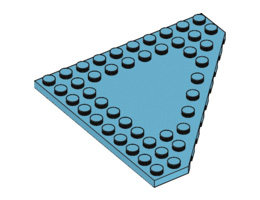 Ъглова плочка 10X10: {умерено небесносин}