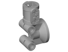 SHOCK ABSORBER HEAD, NO. 1: {умерено каменно сив}