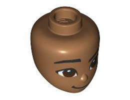 MINI DOLL, HEAD, NO. 225: {умерен нуга}