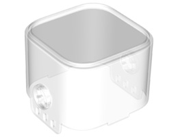 Кутия фронтална 8X8X5 2/3: {прозрачен}