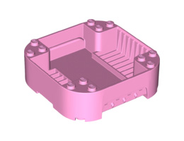 Кутия 8X8X2: {светло пурпурен}