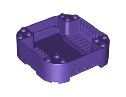 Кутия 8X8X2: {светло виолетов}
