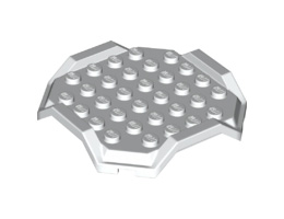Дизайнерска плочка 8X8X2/3: {бял}