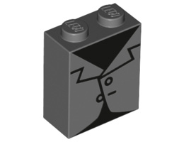 Тухличка 1X2x2 No.: {тъмно каменно сив}