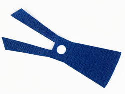 Minifigure, Robe Cloth, Split in Front Long with Dark Blue and Blue Sides: {мултикомбинация}
