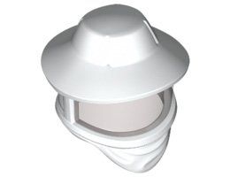 Мини шапка No. 140: {бял}