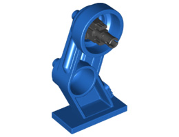 Large Figure Leg Right with Pin: {ярко син}
