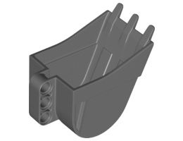 Права лопата 4X5X7 с 4.85 отвор: {тъмно каменно сив}
