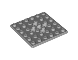 Плочка 6X6, с 4.85 отвор, NO. 1: {умерено каменно сив}