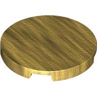 TILE 3X3, CIRCLE, NO. 1: {топло златист}