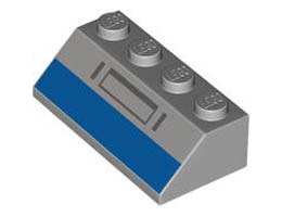 ROOF TILE 2X4/45° NO.: {умерено каменно сив}