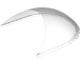Windscreen 14 x 14 x 4 Curved: {прозрачен}