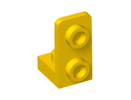 Плочка 1X1 с 1.5 плочка 1X1 нагоре: {ярко жълт}